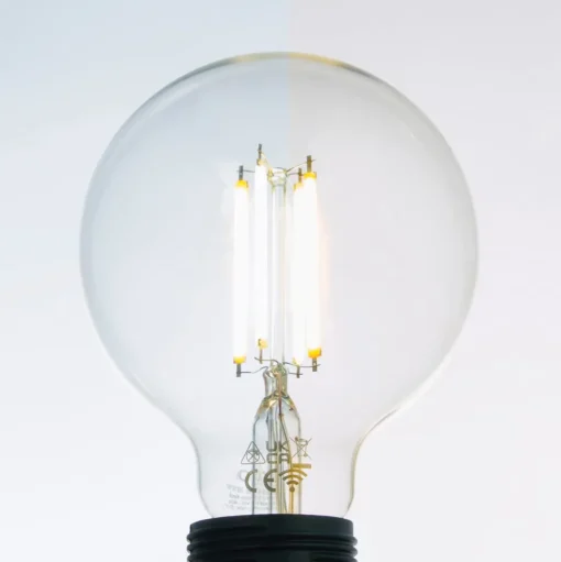 LUUMR slimme LED lamp helder E27 G95 7W Tuya WLAN CCT