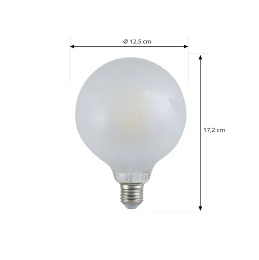 LUUMR Slimme LED lamp mat E27 G125 7W Tuya WLAN CCT