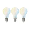 LUUMR Smart LED druppellamp, set van 3, E14, 4.2W, mat, Tuya