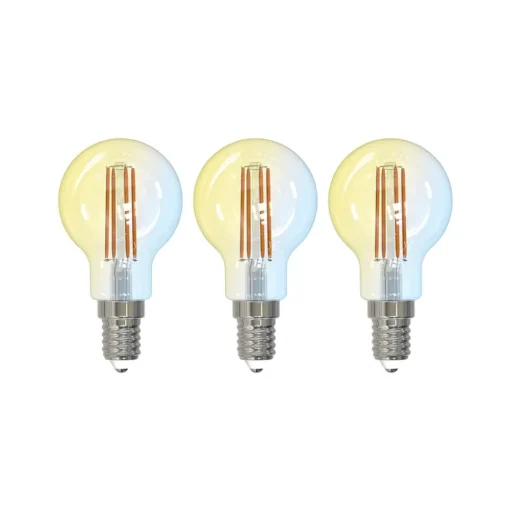 LUUMR Smart LED druppellamp set van 3 E14 4.2W CCT helder Tuya