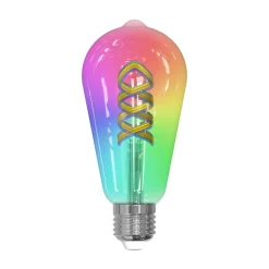 LUUMR Smart LED, E27, ST64, 4W, RGB, Tuya, WLAN, helder, CCT