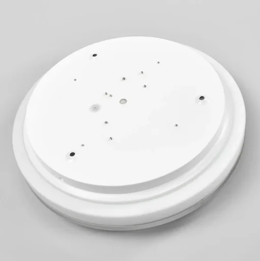 Lyss - LED badkamer plafondlamp met chromen rand