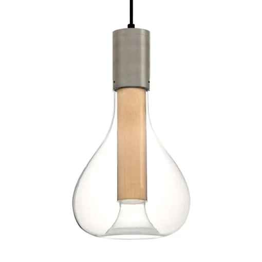 LZF Eris LED hanglamp glas aluminium/beuken