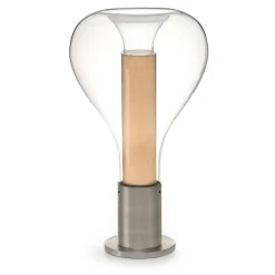 LZF Eris LED tafellamp glas aluminium/beuken