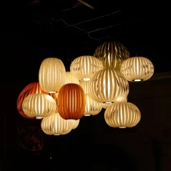 LZF Hanglamp Poppy Medium, beukenhout
