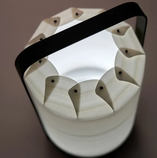 LZF Mini Chou LED tafellamp accu, grijs