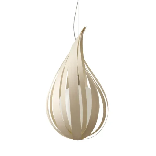 LZF Raindrop medium hanglamp, ivoor