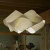 LZF Swirl hanglamp, kabel zwart Ø 54cm ivoor