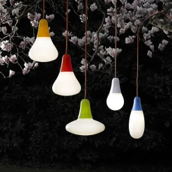 Martinelli Luce Ciulifruli buiten hanglamp, rood