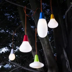 Martinelli Luce Ciulifruli buiten hanglamp, rood