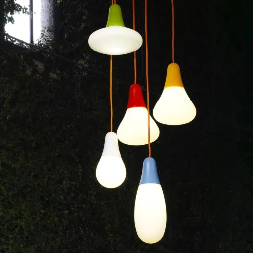 Martinelli Luce Ciulifruli buiten hanglamp, rood