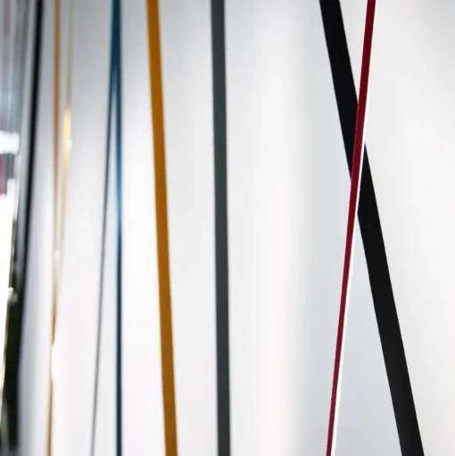 Martinelli Luce Elastica vloerlamp als band, grijs