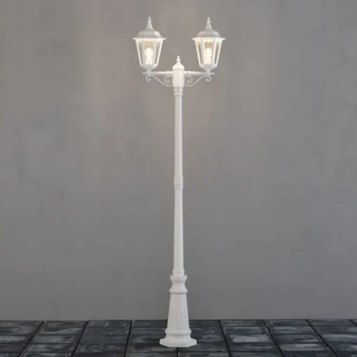 Mastlamp Firenze, 2-lamps, wit