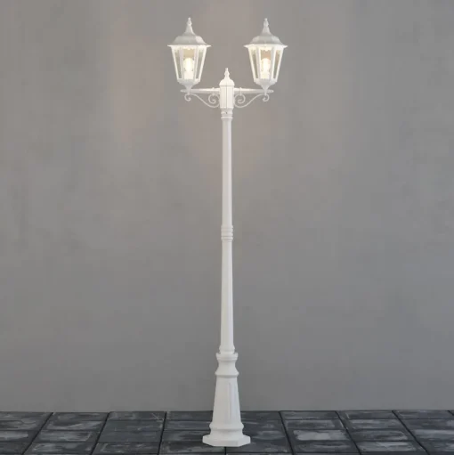 Mastlamp Firenze, 2-lamps, wit