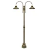 Mastlamp Luca messing antiek-koper, 2-lamps
