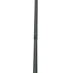 Mastlamp New Orleans, zwart-goud, 3-lamps