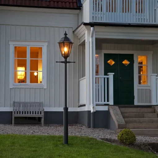 Mastlamp Pallas, zwart