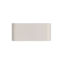 Match Box LED wandlamp, wit, metaal, omhoog/omlaag, 18 cm