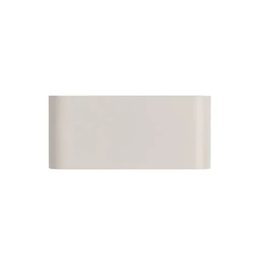 Match Box LED wandlamp, wit, metaal, omhoog/omlaag, 18 cm