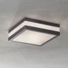 Matteo buiten plafondlamp, 2 x E27, IP44, antraciet