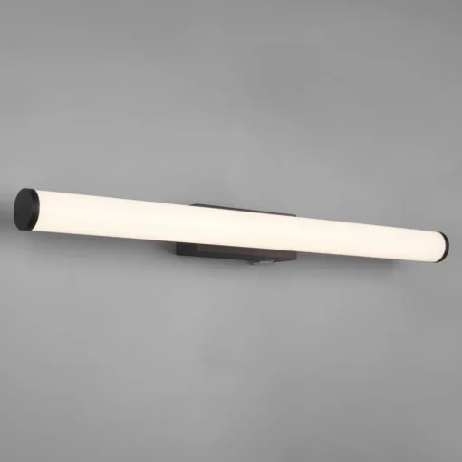 Mattimo LED wandlamp, breedte 60 cm, zwart, schakelaar