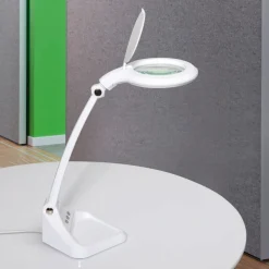 MAULiris LED loeplamp, dimbaar, wit