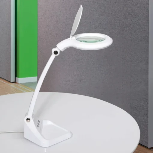 MAULiris LED loeplamp, dimbaar, wit
