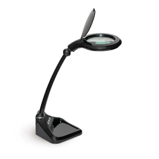 MAULiris LED loeplamp, dimbaar, zwart