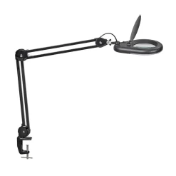 MAULviso LED loeplamp, zwart, hoogte 50 cm, klem