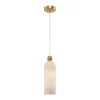 Maytoni Antic hanglamp, glazen kap in wit
