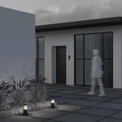 Maytoni Bronx sokkellamp, zwart