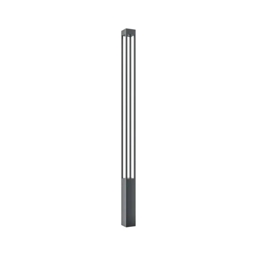 Maytoni buitenlamp Elbe, hoogte 200 cm, grafietkleurig