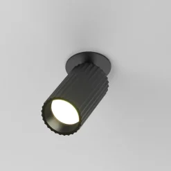 Maytoni Calipso inbouwlamp, zwart, draaibaar, GU10