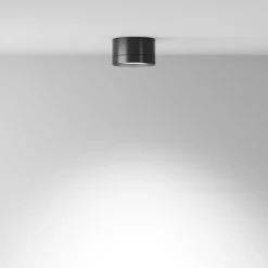 Maytoni downlight Hoepel, zwart, hoogte 5 cm Ø 8,5 cm aluminium GX53