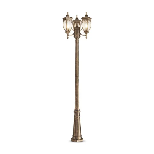 Maytoni Fleur lantaarnpaal, goud antiek
