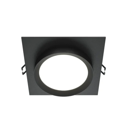 Maytoni Hoop inbouwlamp, hoekig, zwart