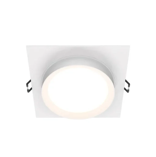 Maytoni Hoop inbouwlamp, hoekig, wit