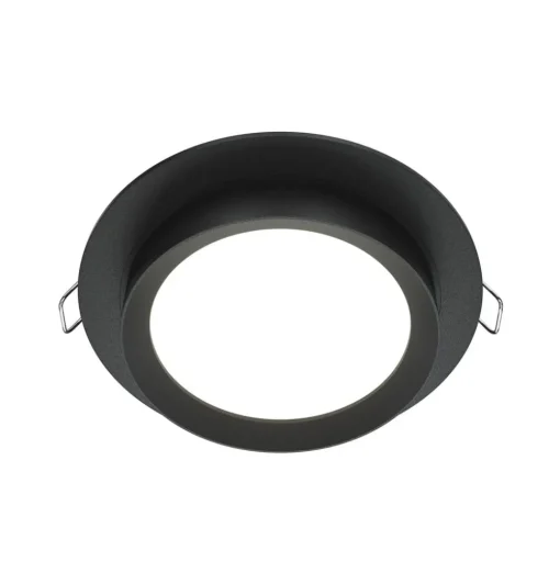 Maytoni Hoop inbouwlamp, rond, zwart