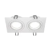 Maytoni inbouwlamp Atom, wit, 2-lamps, 17,5 x 9,2 cm