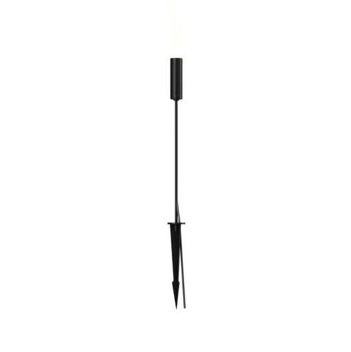 Maytoni LED tuinpadverlichting Flare, 59cm, grondspies, grafiet, IP65