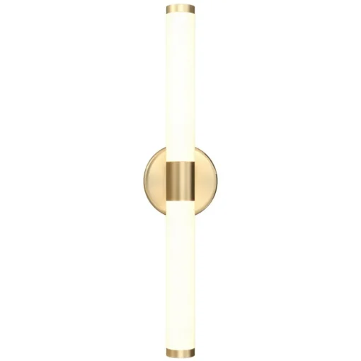 Maytoni LED wandlamp Axis, goudkleurig, hoogte 35,6 cm