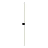 Maytoni LED wandlamp Pars, 105 cm, zwart/goud, aluminium