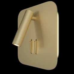 Maytoni los 176 LED wandlamp, 3.000K, hoekig, goud