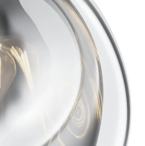 Maytoni Mabell wandlamp van glas, chroom