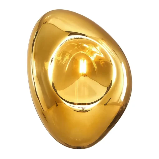 Maytoni Mabell wandlamp van glas, goud