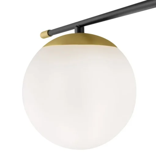 Maytoni Nostalgia, plafondlamp 6-lamps, glas