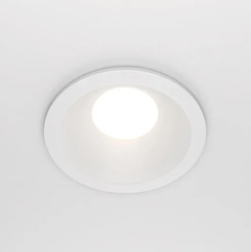 Maytoni plafond inbouwlamp Zoom wit Ø 8,5 cm aluminium IP65 GU10