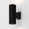 Maytoni Rando buitenwandlamp, 2-lamps, zwart