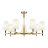 Maytoni Zaragoza kroonluchter 7-lamps textiel kap