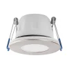 MEGAMAN LED inbouwspot Tego Slim, 10 stuks, 2.800 K, nikkel